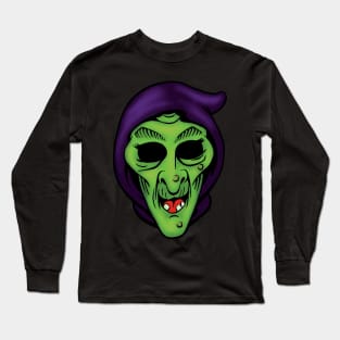 Witch Mask Long Sleeve T-Shirt